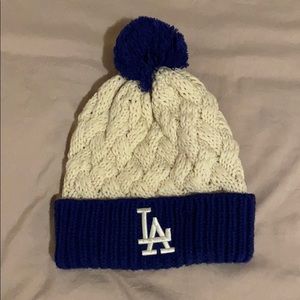 LA Dodgers winter hat